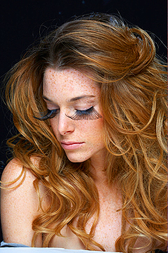 девушка, ресницы, модель, накладные ресницы