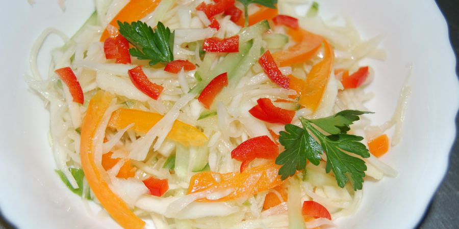 Салат с капустой и перцем (длительного хранения)
