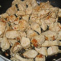 обжарить мясо