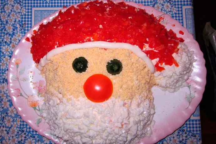 салат «Дед Мороз»