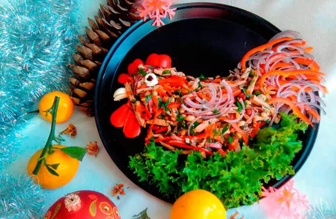 салат «Петушок»