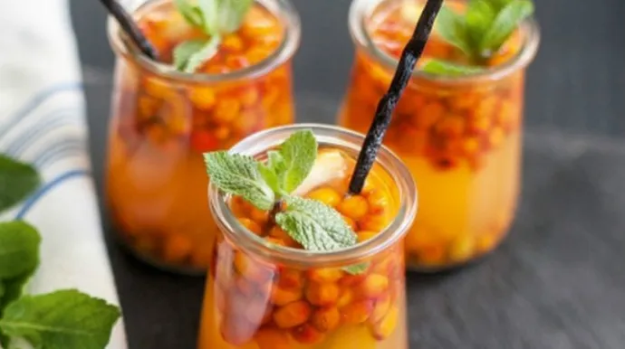 Горячий облепиховый коктейль