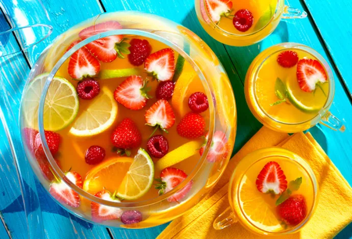 Пунш с фруктами